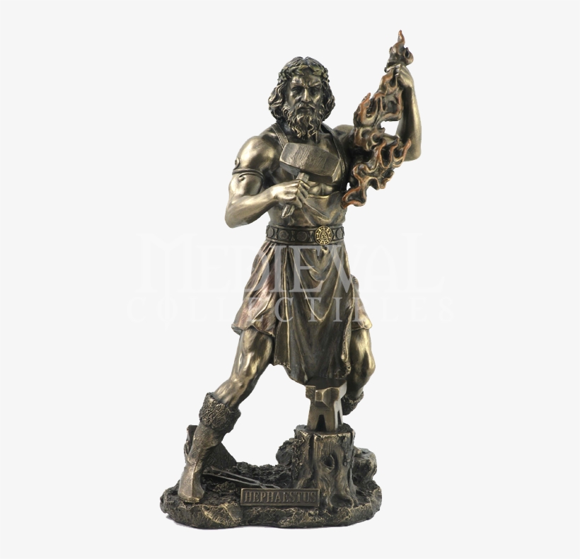 Wu-1122 By Medieval Collectibles - Hephaestus Statue, transparent png download