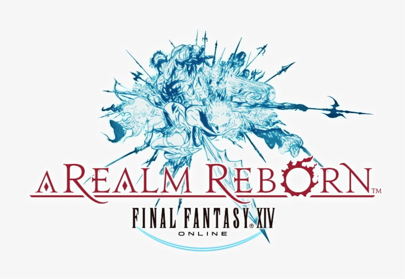 Final Fantasy Xiv Getting New Updates And Monster Hunter - Final Fantasy Xiv A Realm Reborn Logo Png, transparent png download