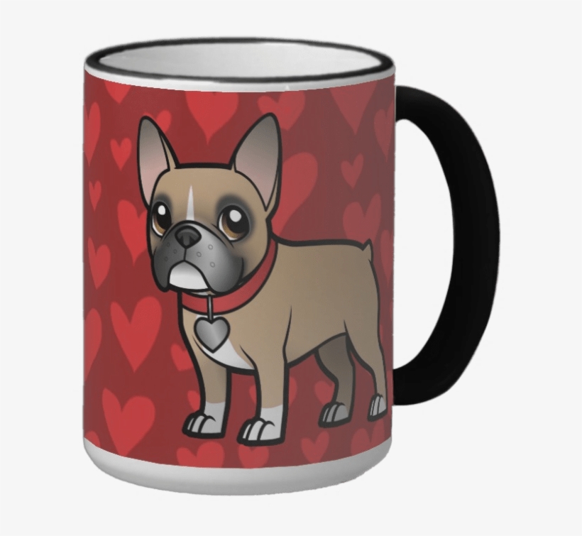 Masked Fawn French Bulldog Mug - Mug, transparent png download