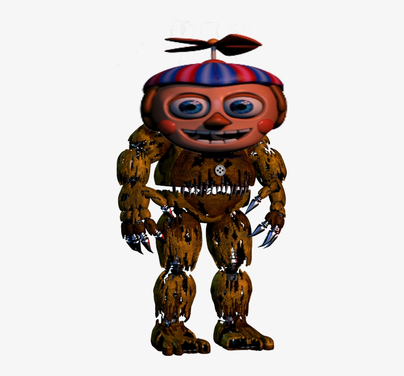 Bb Takes Over The World In Fnaf 5 - Nightmare Fredbear Ultimate Custom Night, transparent png download