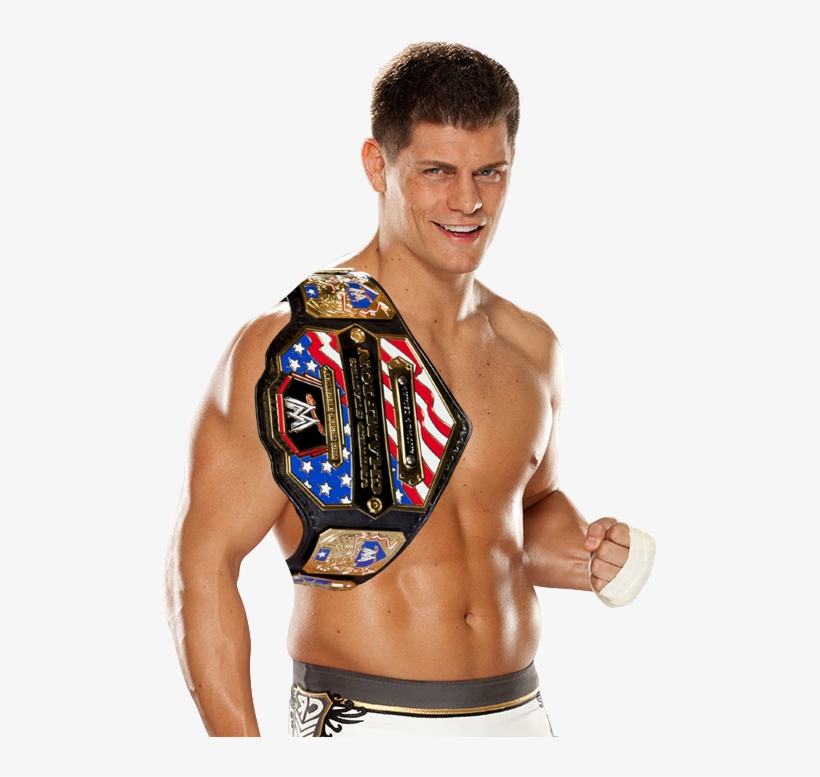 Wwe Cody Rhodes - Cody Rhodes Us Champion, transparent png download