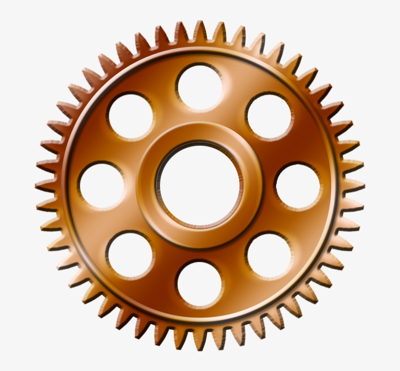 For All You "gear Heads" Out There - Steampunk Gear, transparent png download