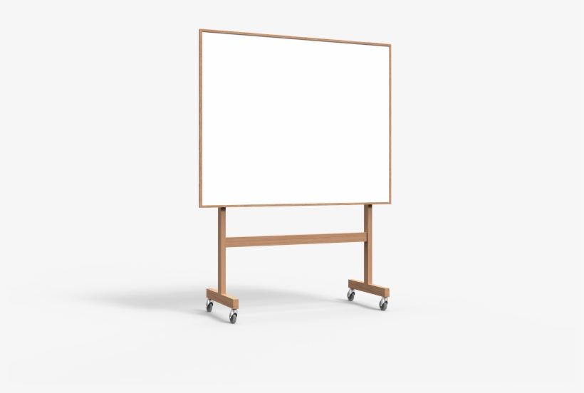 Wood Mobile Whiteboard - Lintex Mobile Wood Whiteboard, transparent png download