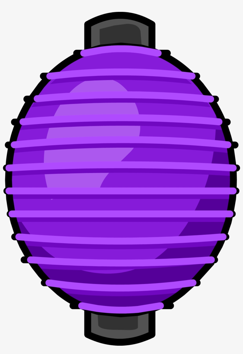 Purple Paper Lantern - Purple Lantern Clipart, transparent png download
