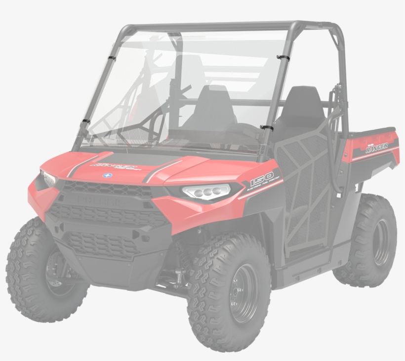 Full Windshield - Poly - Polaris Ranger 150, transparent png download
