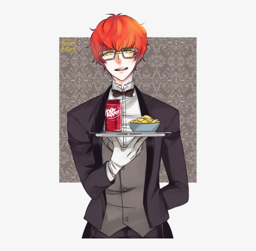 “would You Like Some, My Lady” - Mystic Messenger Seven Butler, transparent png download