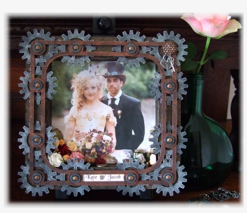 Steampunk Gear Frame - Gear, transparent png download