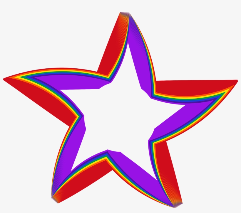 Abziehtattoo Sticker Decal Nautical Star - 3d Star Logo Png, transparent png download