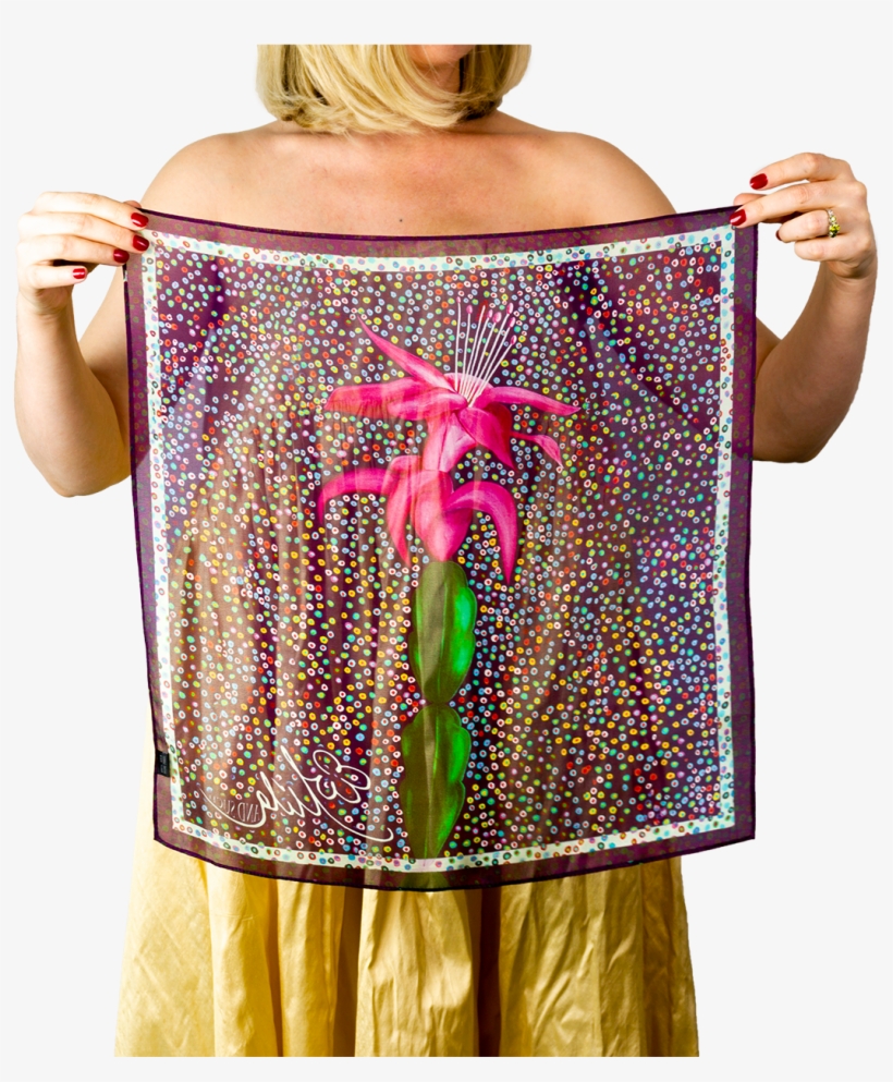 Gifts For Her Birth Silk Square Scarf Bandana Christmas - Scarf, transparent png download