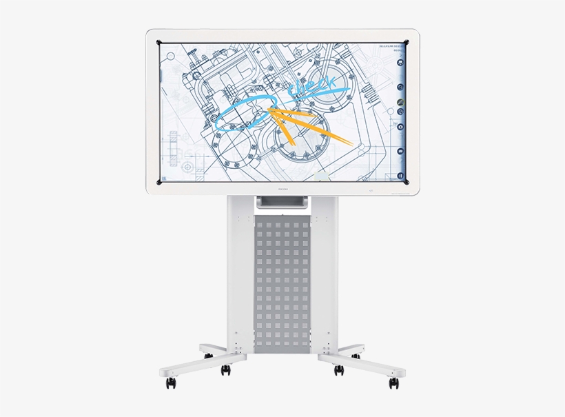 Ricoh D5500 Interactive Whiteboard - Ricoh 55" Interactive White Board D5500, transparent png download