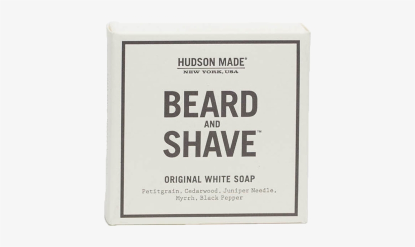 Plain White Beard & Shave Soap - Hudson Made - Beard & Shave Soap (original White), transparent png download