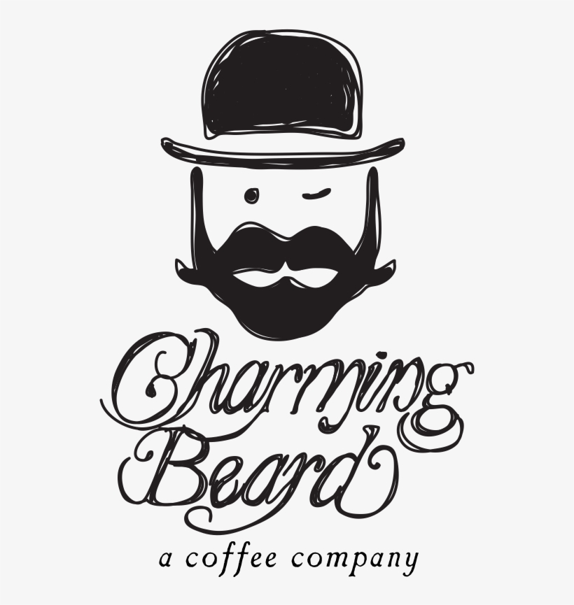 Charming Beard Logo - Logo Coffee Vinatage Png, transparent png download