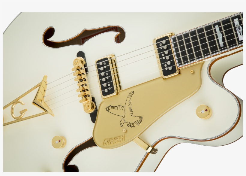 G6136-55 Vintage Select Edition '55 Falcon™ Hollow - Gretsch G6136 '55 Vintage Select White Falcon, Vintage, transparent png download