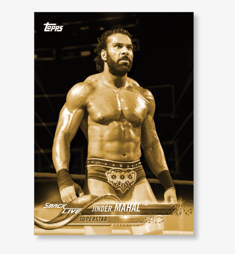 2018 Topps Wwe Jinder Mahal - Wwe, transparent png download