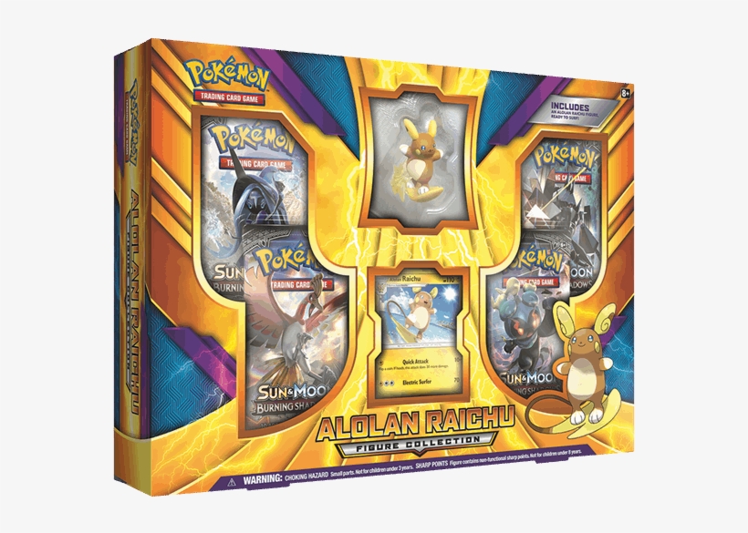 Alolan Raichu Figure Collection, transparent png download