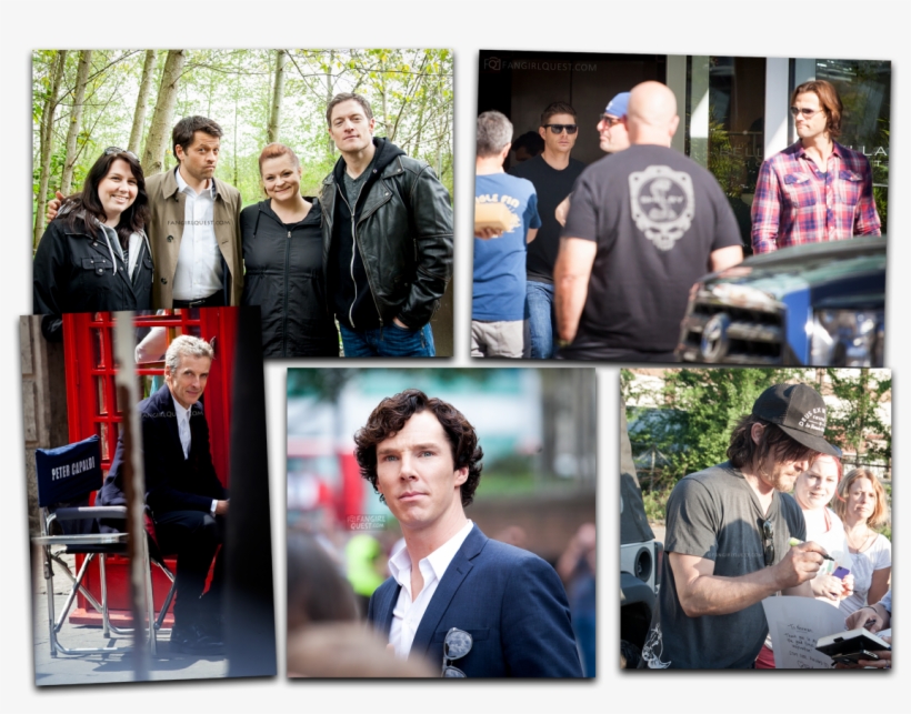 Fangirl Quest Under The Protection Of Misha Collins, - Collage, transparent png download