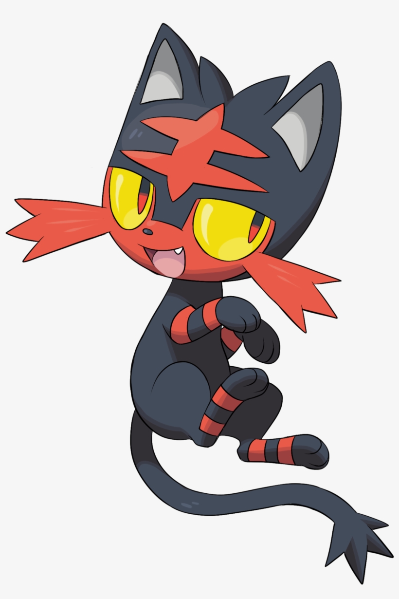I'm Really Between It And Popplio For Who I'm Gonna - Pokemon Litten, transparent png download