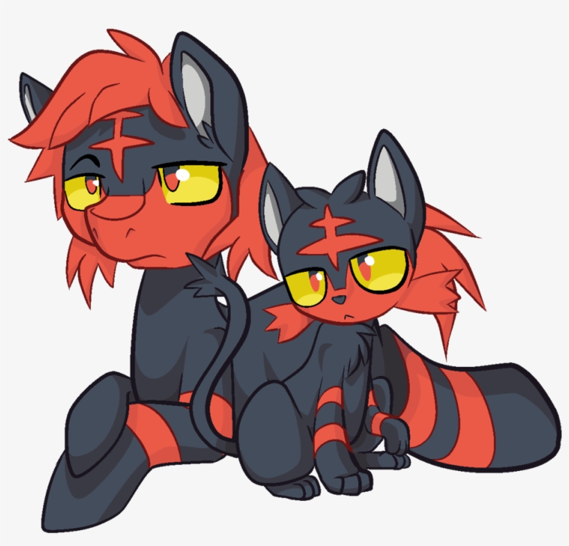Paintsplatter, Litten, Pokémon, Pokémon Sun And Moon, - Pokemon Moon And Sun My Little Pony, transparent png download