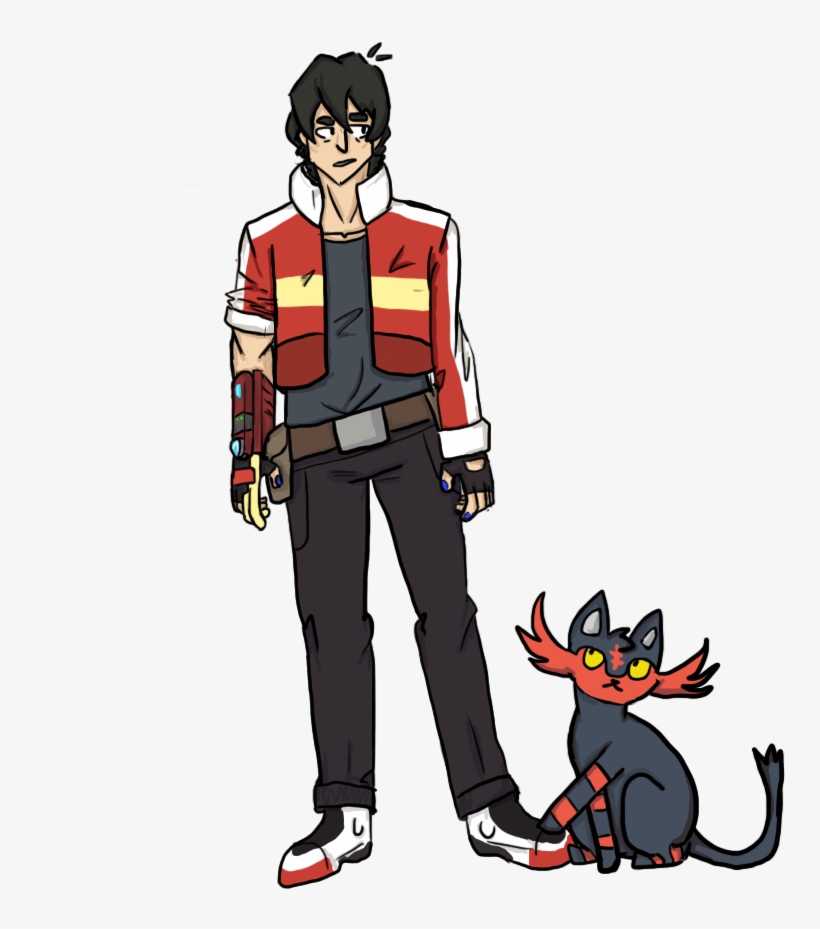 Litten Is His Partner Pokemon Because They're Both - Pokémon, transparent png download
