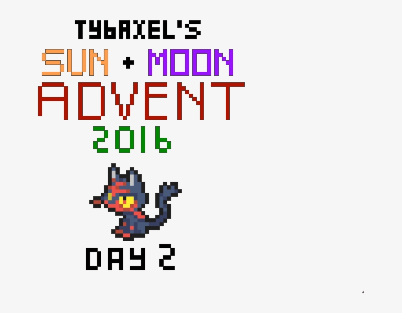 “ Pokemon Sun Moon Shiny Advent Calendar 2016 Day - Graphic Design, transparent png download