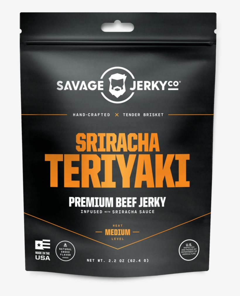 Sriracha Teriyaki - Jerky, transparent png download