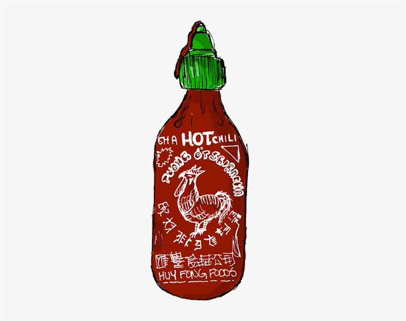 Sriracha Copy - Sriracha Sauce, transparent png download