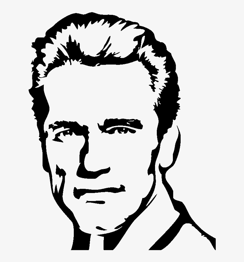 Schwarzenegger The Terminator Sticker Transprent Png - Arnold Schwarzenegger Conan Drawing, transparent png download