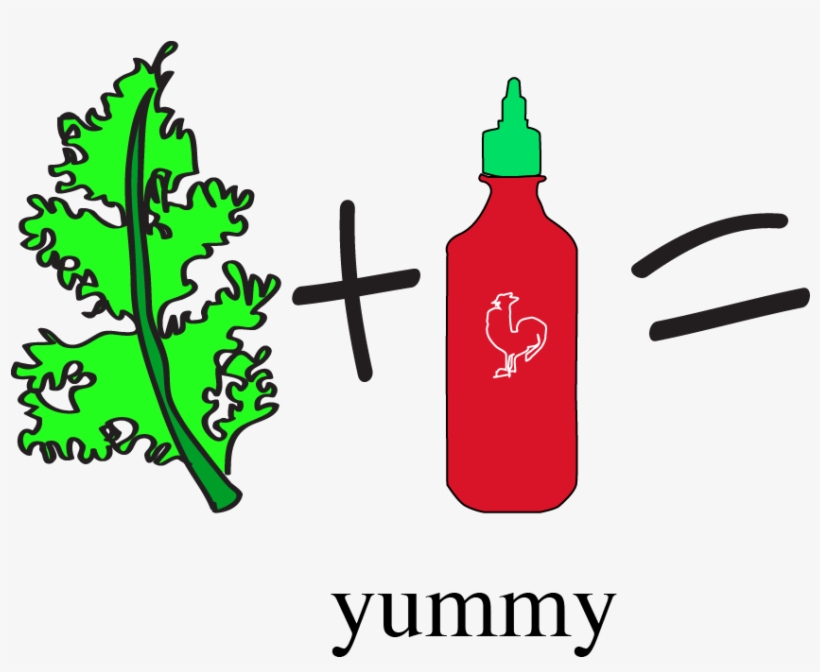 Kale Sriracha Chips - Sriracha Drawing, transparent png download