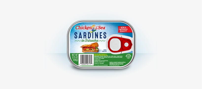 Sardines In Sriracha - Chicken Of The Sea Smoked Oysters In Oil - 3.75 Oz., transparent png download