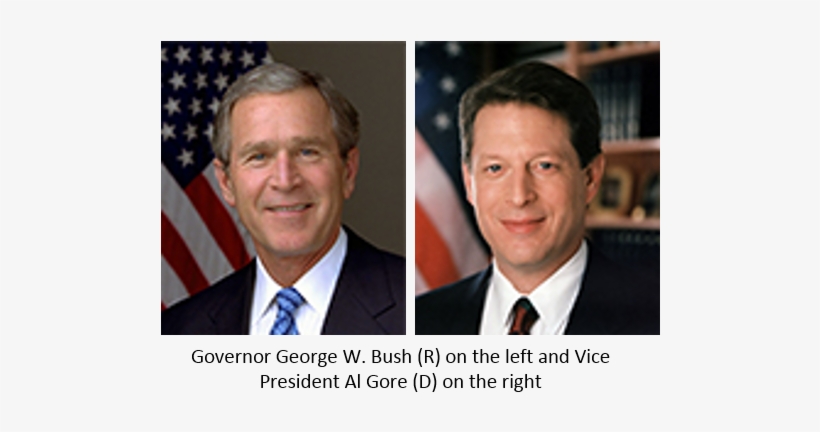 Gore, - George W Bush Vs Al Gore, transparent png download