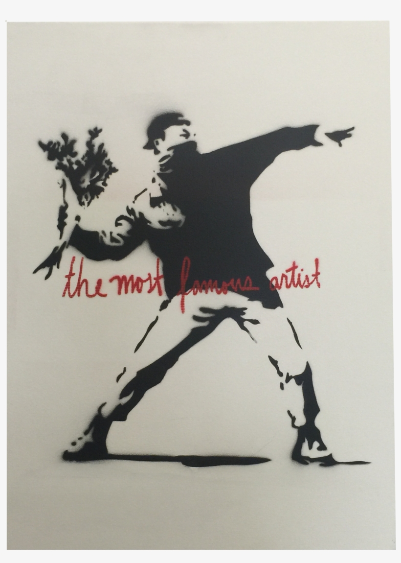 Tmfa Is Banksy By Tmfa - Banksy Graffiti, transparent png download