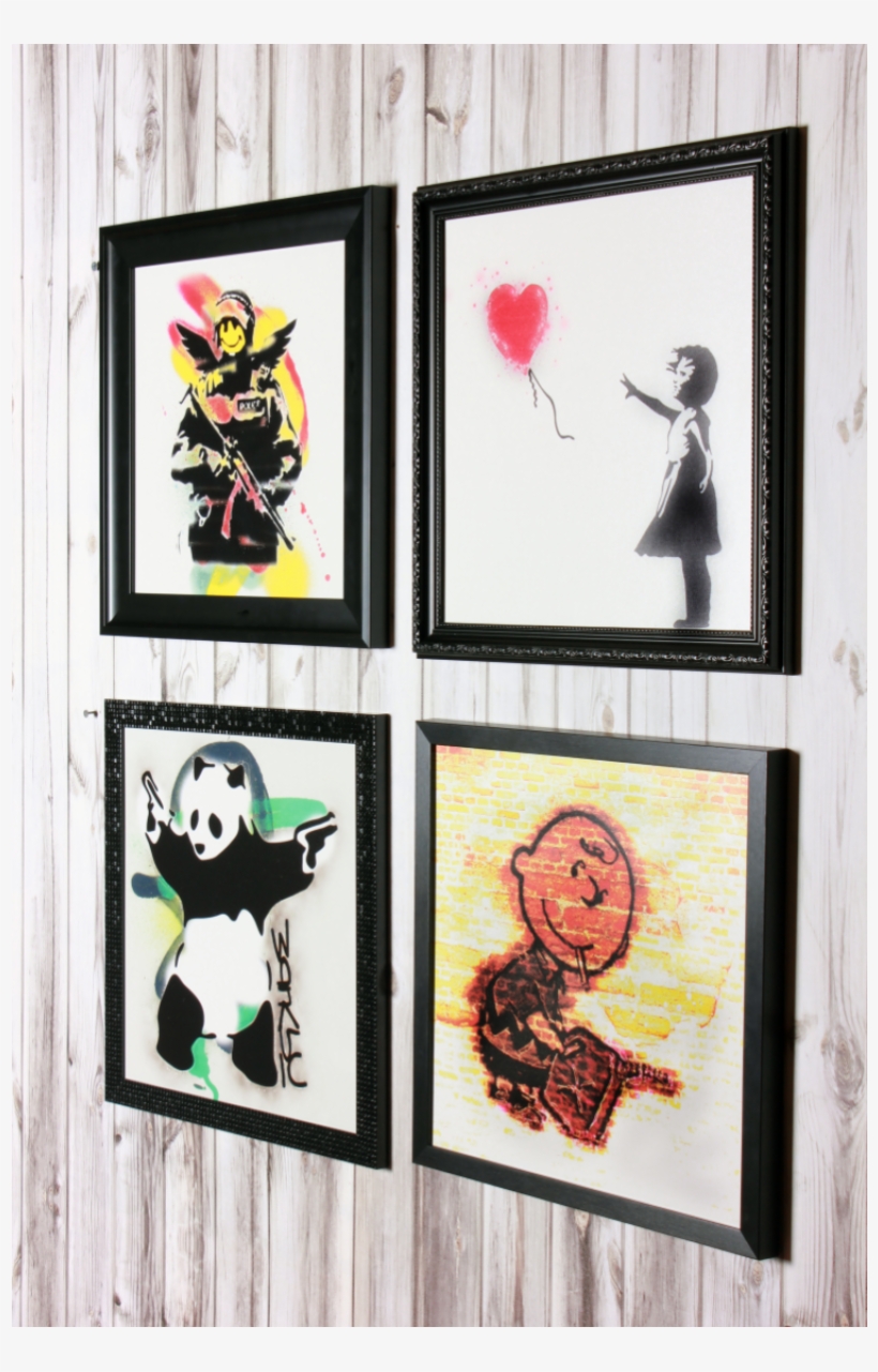 Banksy Framed - Banksy, transparent png download