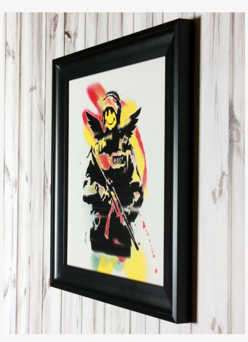 Banksy Framed - Banksy, transparent png download