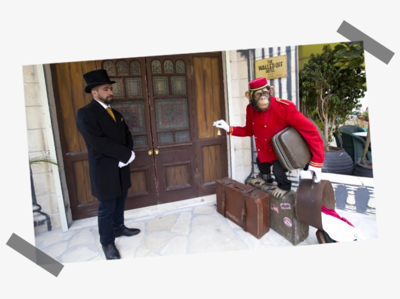 Fancy A Night With Banksy Your Dream Just Got True - Wallry Of Hotel Bunksy, transparent png download