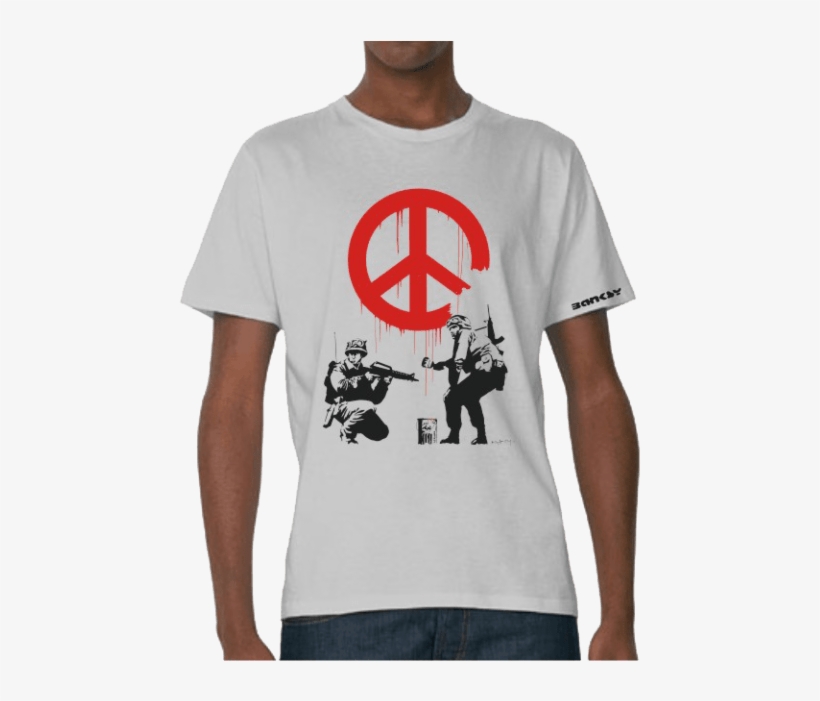 Banksy's Tee - International Day Of Peace Posters, transparent png download
