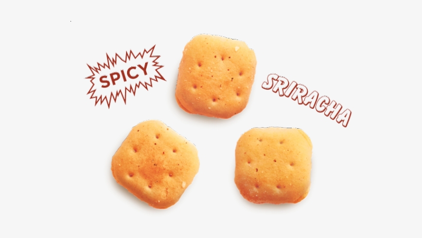 Sriracha Seasoned Snack Crackers - Cracker, transparent png download