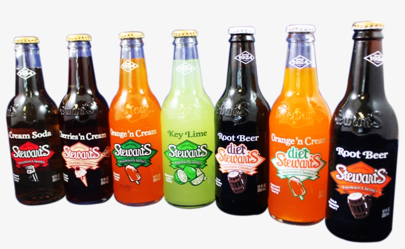 Stewart's Fountain Classics 12 Oz Bottle - Stewart's Diet Root Beer - 12 Fl Oz Bottle, transparent png download