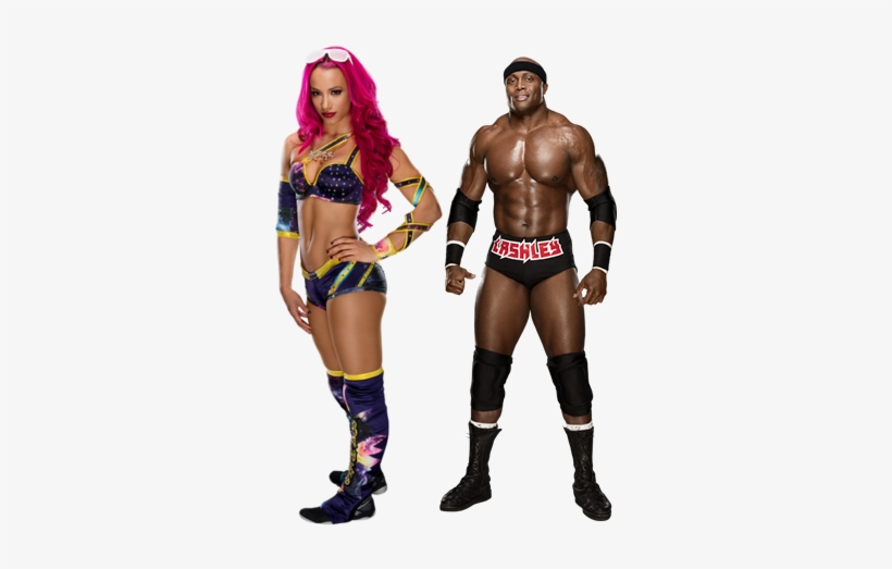Sasha Banks & Bobby Lashley - Wwe Bobby Lashley Png, transparent png download