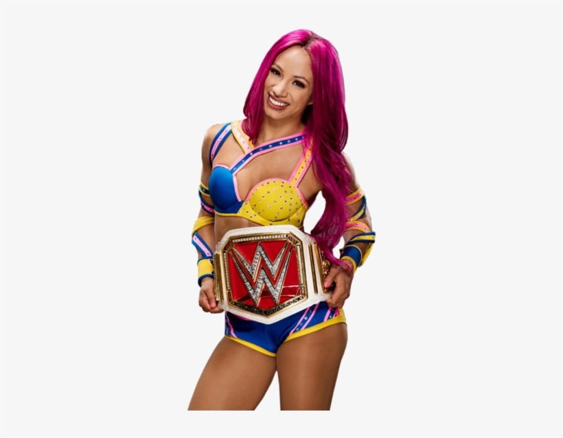 Sasha Banks Raw Womens Champion 2017 By Lunaticdesigner - Sasha Banks Raw 2017, transparent png download