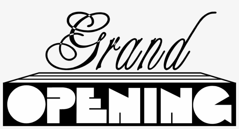 Grand Cliparts - Grand Opening Png Black, transparent png download