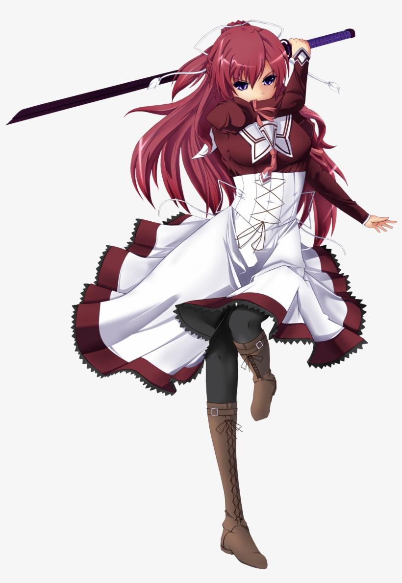 Moe 138361 11eyes Kusakabe Misuzu Seifuku Sword - 11 Eyes Misuzu Kusakabe, transparent png download