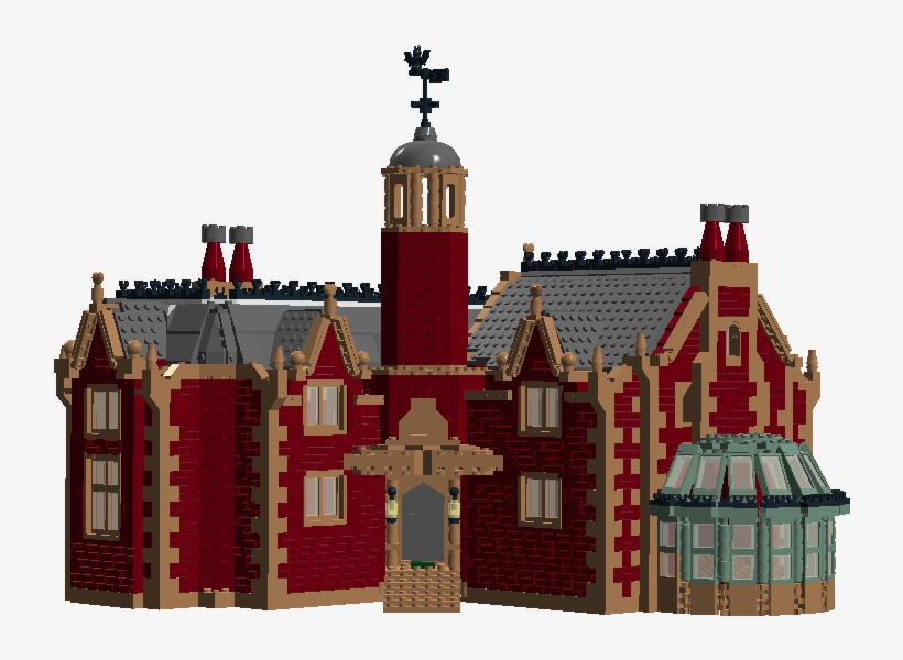 The Haunted Mansion Virtual Lego Sculpture - Castle, transparent png download