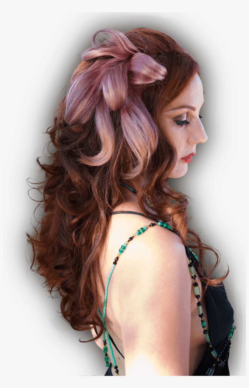 Home Page Girl Mask - Lace Wig, transparent png download