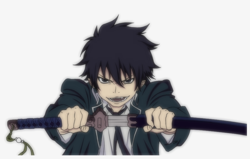Nc Sword Blue Exorcist Rin Render Png Image Transparent Png Free Download On Seekpng