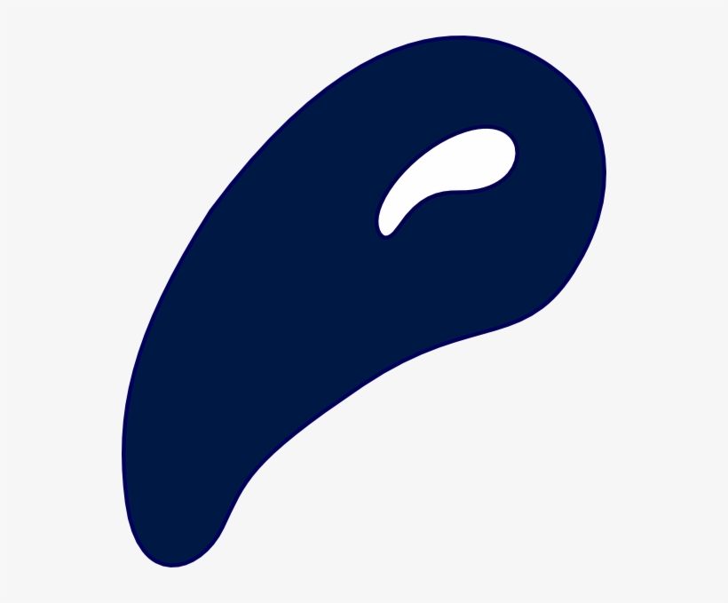 Dark Blue Clipart Blue Splash - Clip Art, transparent png download