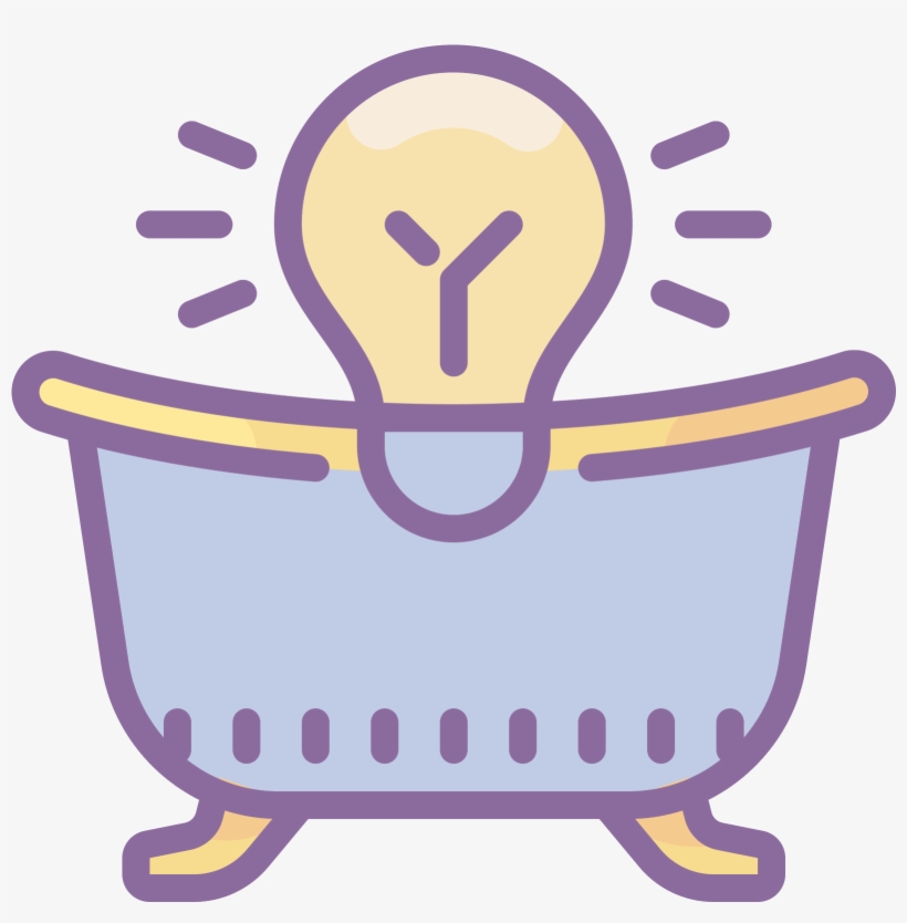 Bath Light Icon - Bathtub, transparent png download