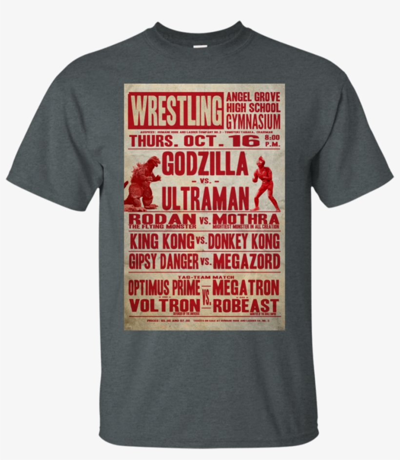 Godzilla Vs Ultraman Poster T Shirt & Hoodie - Shirt, transparent png download