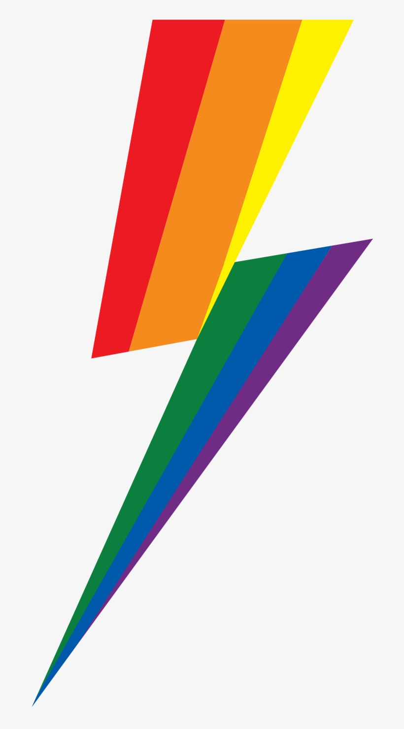 Lightning Bolt - Pride Lightning Bolt, transparent png download