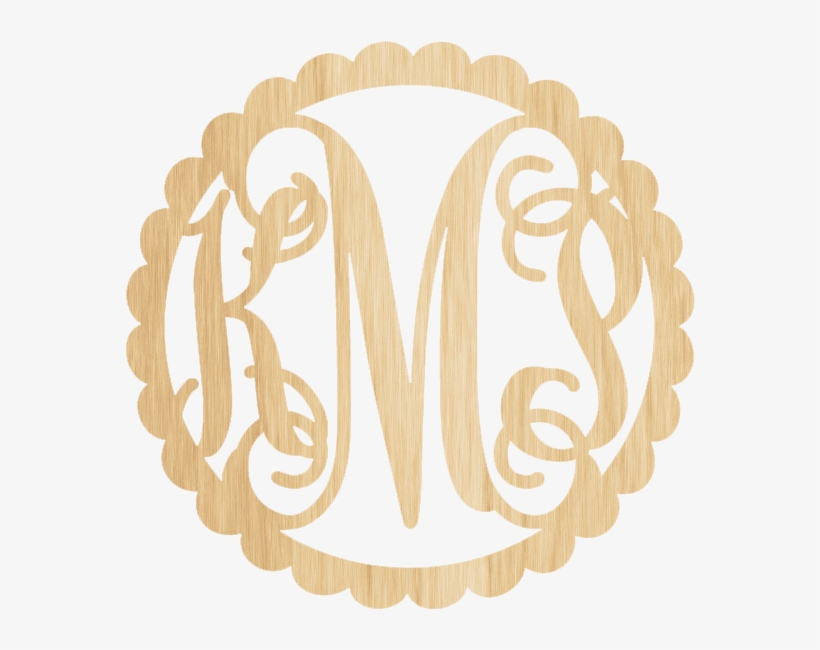 Wooden Scallpo V=1523411368 - Monogram, transparent png download