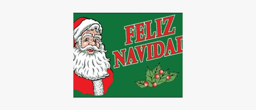 Santa Feliz Navidad Christmas Flag Polyester 3×5 - Mission Flags 3'x5' Santa Clause Flag, transparent png download
